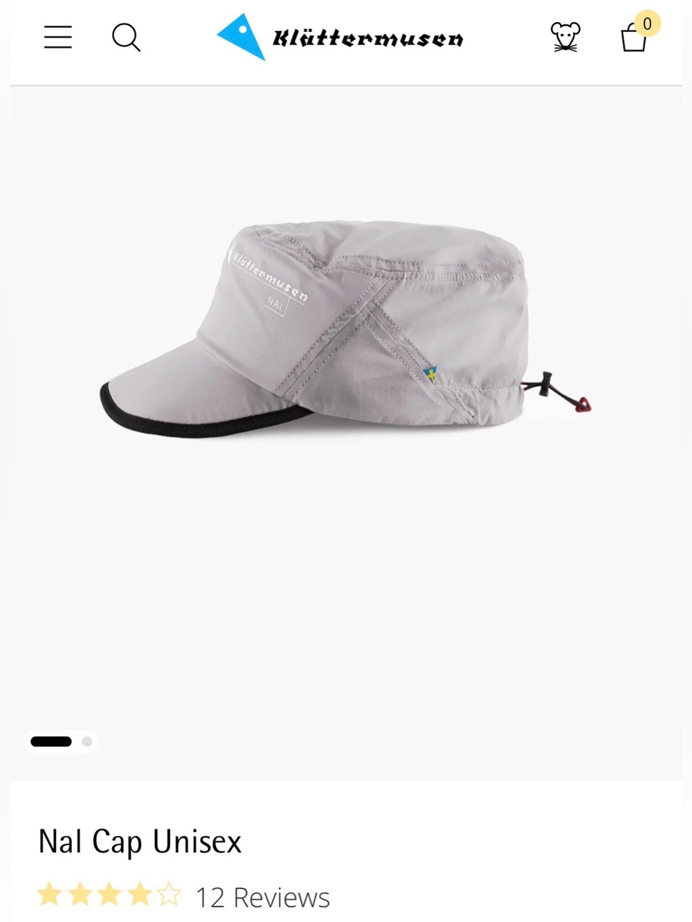 M - unisex Klattermusen Nal Cap - Ash Rose